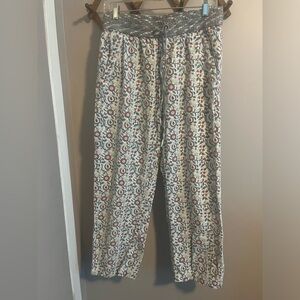 Dylan lounge comfy pants drawstring straight leg ladies medium boho